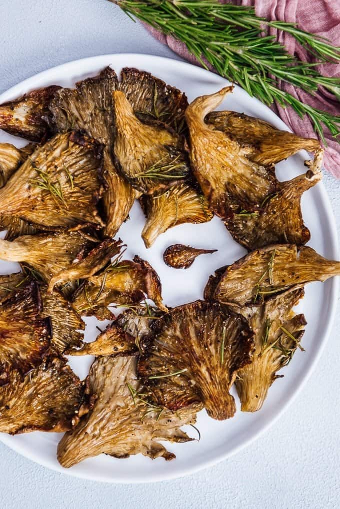 Achieve Crispy Oven Roasted Oyster Mushrooms with 5 Ingredients